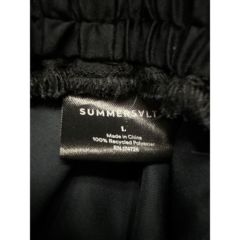 Summersalt The Perfect Palazzo Cover-Up Pant Black Stretch Size L Resortwear - Picture 6 of 7
